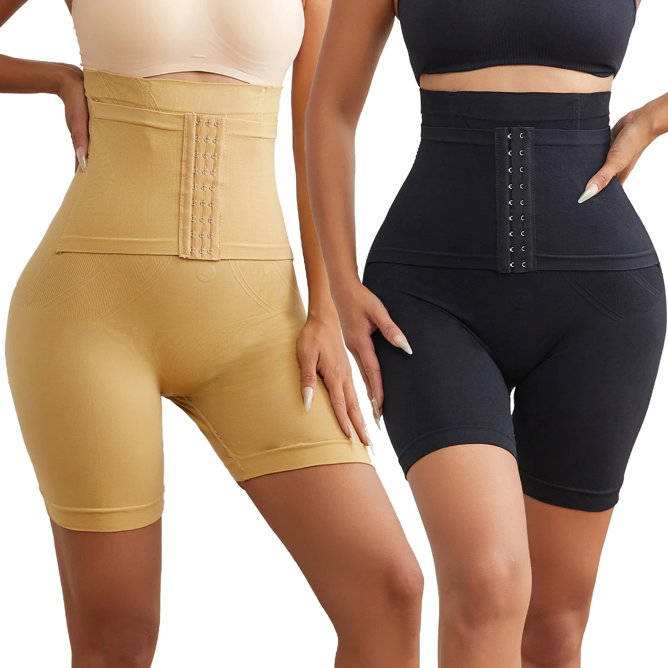 Flarixa High Waist  Trainer Panties, Women Body Shaper Tummy Slimming - Shapewear
