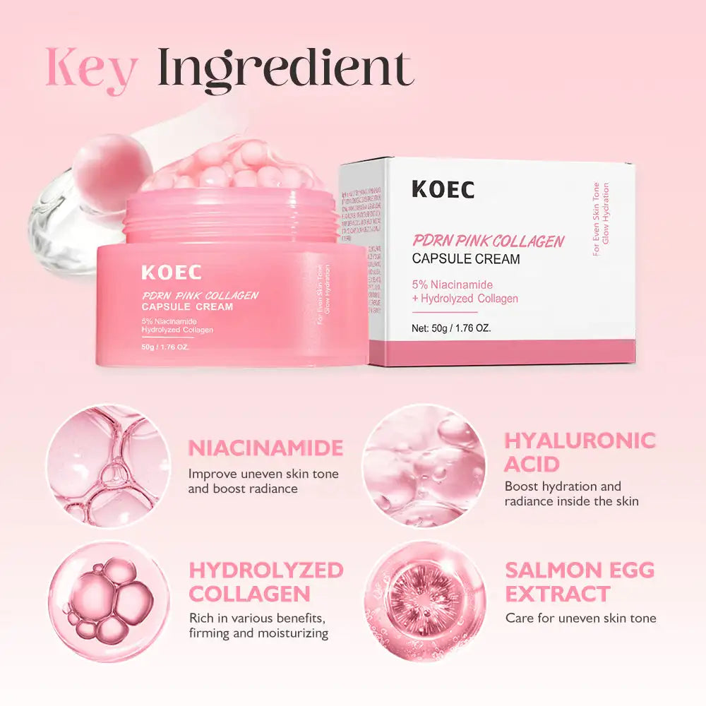 Pink Collagen Cream – Glowing & Youth Boost