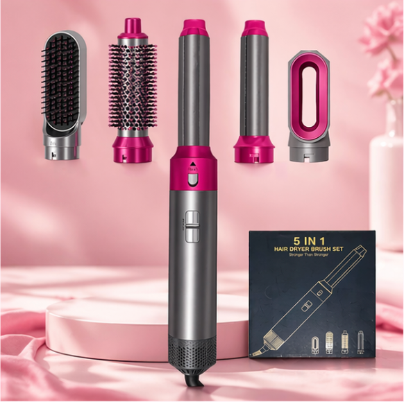 5-in-1 Hair Dryer & Styling Brush Set
