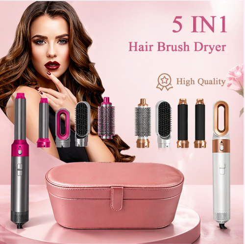 5-in-1 Hair Dryer & Styling Brush Set
