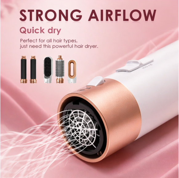 5-in-1 Hair Dryer & Styling Brush Set